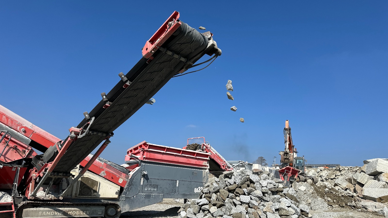 Granitkies Transport